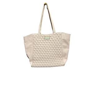 Blush‎ Quilted Heart Tote Bag Floral Lining Betsy Johnson
